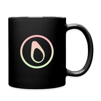 Breakfast Avocado Foodie - Full Colour Mug - black - Right