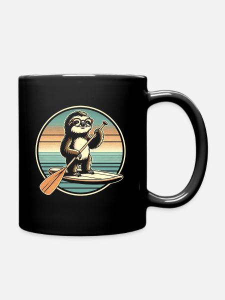 SUP paresseux - Mug uni - noir
