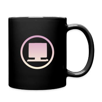 Computer Online Gamer - Full Colour Mug - black - Right