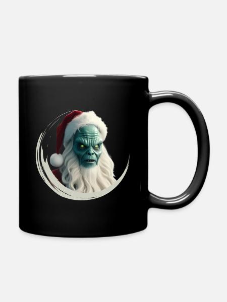 intergalactic christmas - Tasse einfarbig - Schwarz