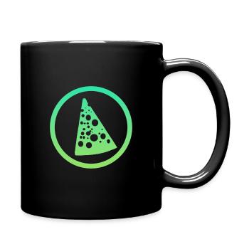 Maus Maus Burger - Tasse einfarbig - Schwarz - Rechts