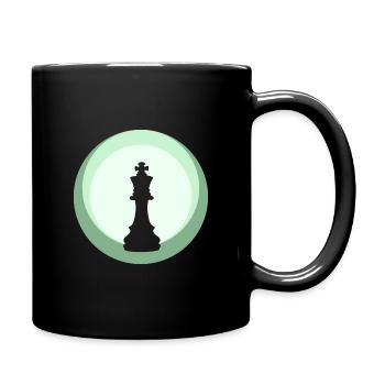 Chess Chess Chess Pieces - Full Colour Mug - black - Right