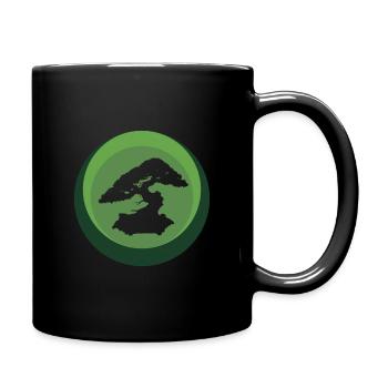 Bäume Bonsai Baum - Tasse einfarbig - Schwarz - Rechts