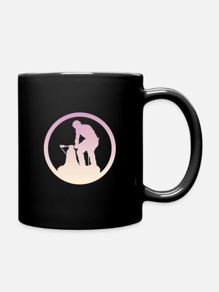 Schmieden Schmied Schmieden - Tasse einfarbig - Schwarz