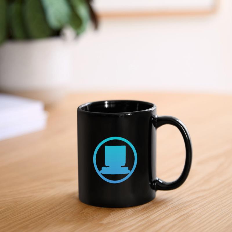 Computerarbeit Computer Internet Tasse einfarbig