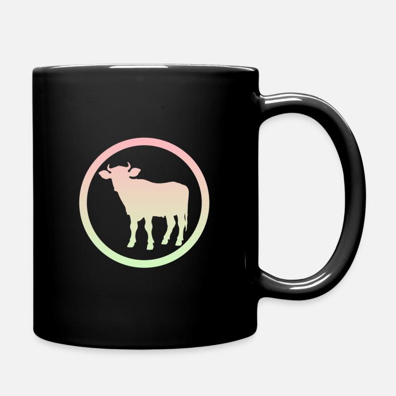Kühe Kuh Kühe - Tasse einfarbig - Schwarz