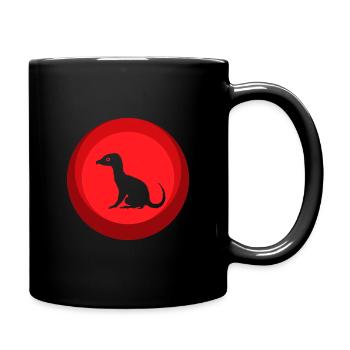 Kryptozoologie Einhorn Mythisch - Tasse einfarbig - Schwarz - Rechts