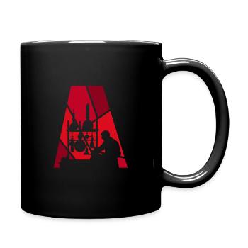 Biochemie Molekül Biochemie - Tasse einfarbig - Schwarz - Rechts