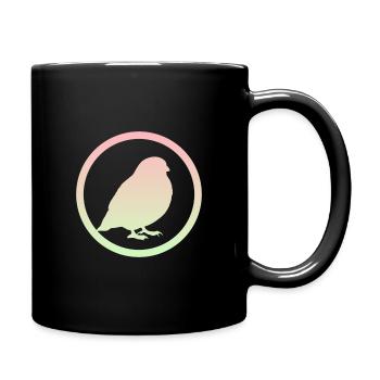 Oiseau, Oiseaux, Ailes - Mug uni - noir - Droite