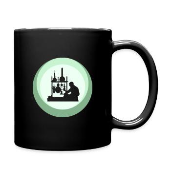 Biochemie Chemisch Chemisch - Tasse einfarbig - Schwarz - Rechts