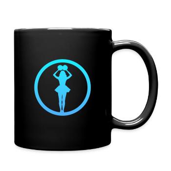 Bommel Girlie Mädchen - Tasse einfarbig - Schwarz - Rechts