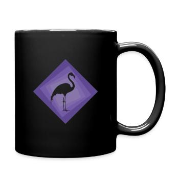 Flamants roses flamant rose flamenco - Mug uni - noir - Droite