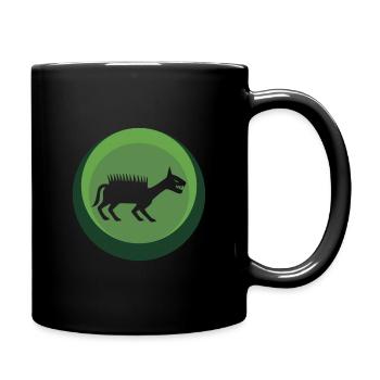 Fabelwesen Märchen Kryptozoologie - Tasse einfarbig - Schwarz - Rechts
