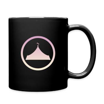 Chapiteau de cirque Elephant Circus - Mug uni - noir - Droite