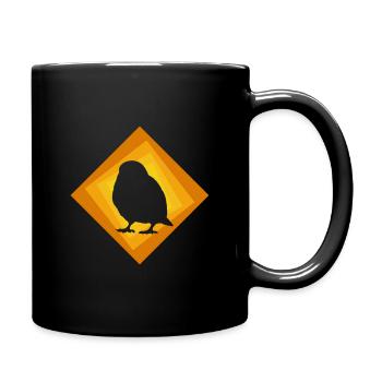 Budgie Wings Wings - Full Colour Mug - black - Right