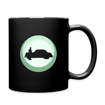 Automechaniker Automechaniker Werkstatt - Tasse einfarbig - Schwarz - Rechts