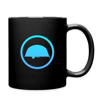 Camper RV Camping Mobil - Tasse einfarbig - Schwarz - Rechts