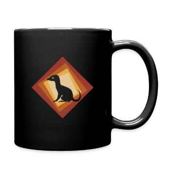 Kryptozoologie Bigfoot Fabeltier - Tasse einfarbig - Schwarz - Rechts