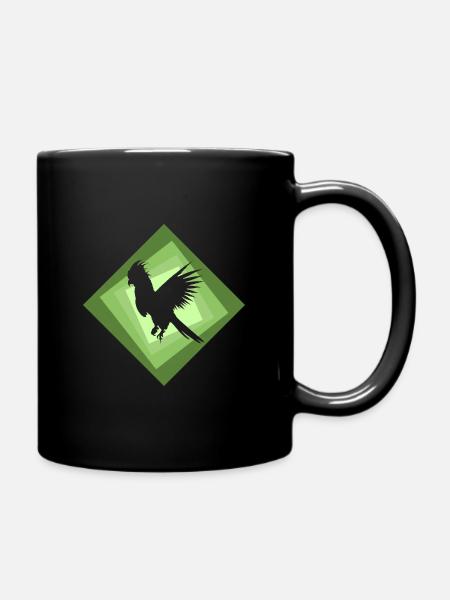 Perroquet cacatoès Perroquet - Mug uni - noir