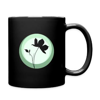 Botanik Pflanzenkunde Flora - Tasse einfarbig - Schwarz - Rechts
