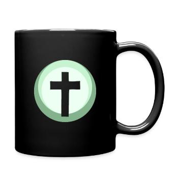 Verset biblique chrétien de la Bible - Mug uni - noir - Droite