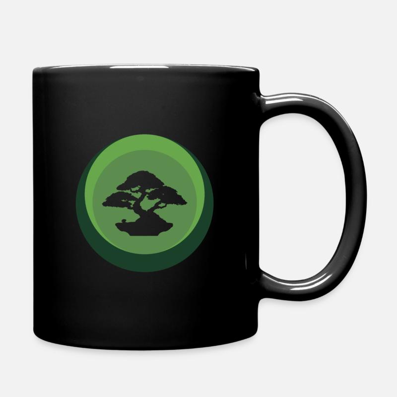 Bäume Baum Baum - Tasse einfarbig - Schwarz