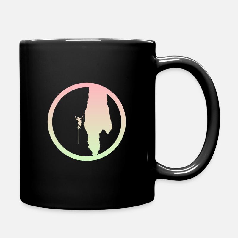Kletterer Klettern Klettern - Tasse einfarbig - Schwarz