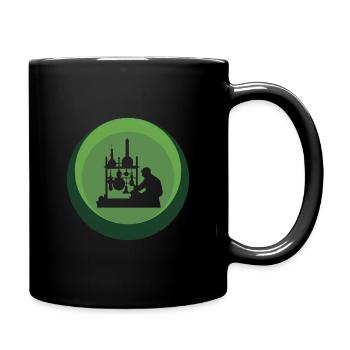 Biochemie Chemisch Molekül - Tasse einfarbig - Schwarz - Rechts