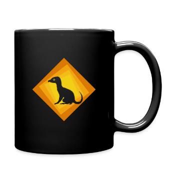 Kryptozoologie Legende Märchen - Tasse einfarbig - Schwarz - Rechts