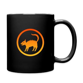 Cryptozoology Fable Mythical Beast - Full Colour Mug - black - Right