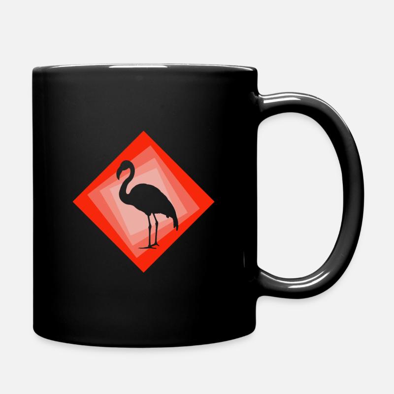 Flamant rose exotique - Mug uni - noir