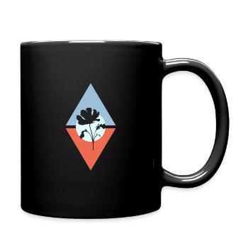 Botany Flower Plants - Full Colour Mug - black - Right