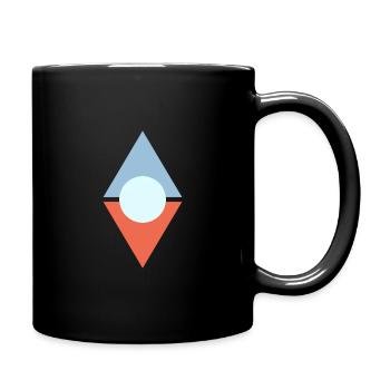 Busfahrer Transport Schulbus - Tasse einfarbig - Schwarz - Rechts