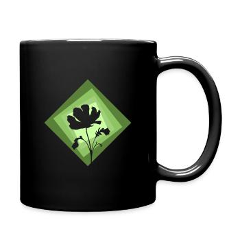 Botanik Flora Pflanzenkunde - Tasse einfarbig - Schwarz - Rechts