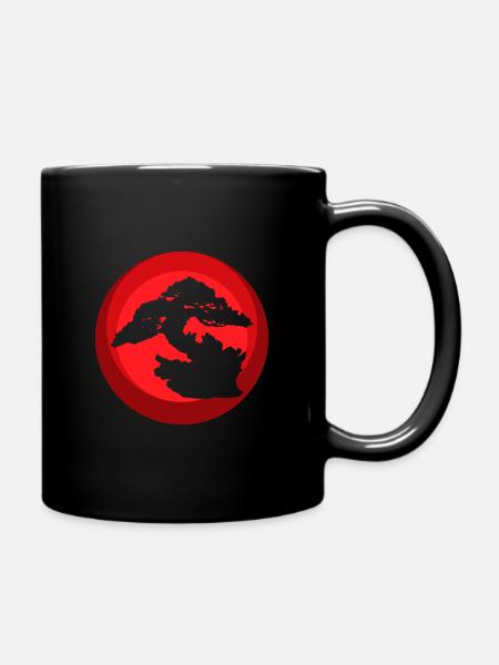 Baum Wachsen Wachsen - Tasse einfarbig - Schwarz