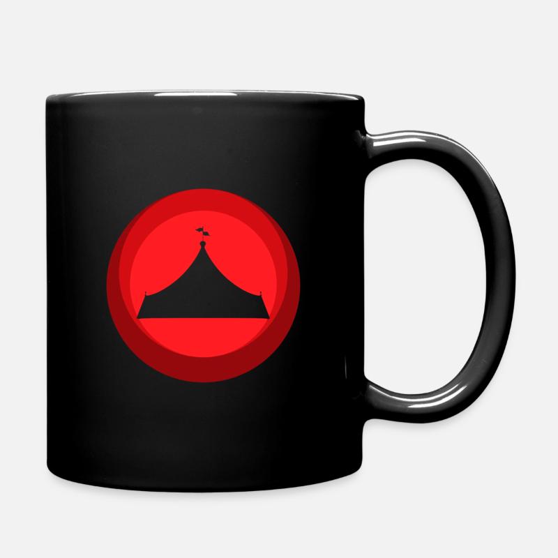 Zirkuszelt Zirkus Zirkus - Tasse einfarbig - Schwarz