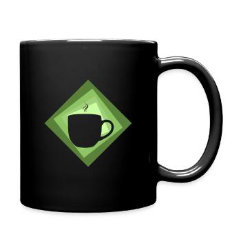 Coffee Coffee Bean Caffeine - Full Colour Mug - black - Right