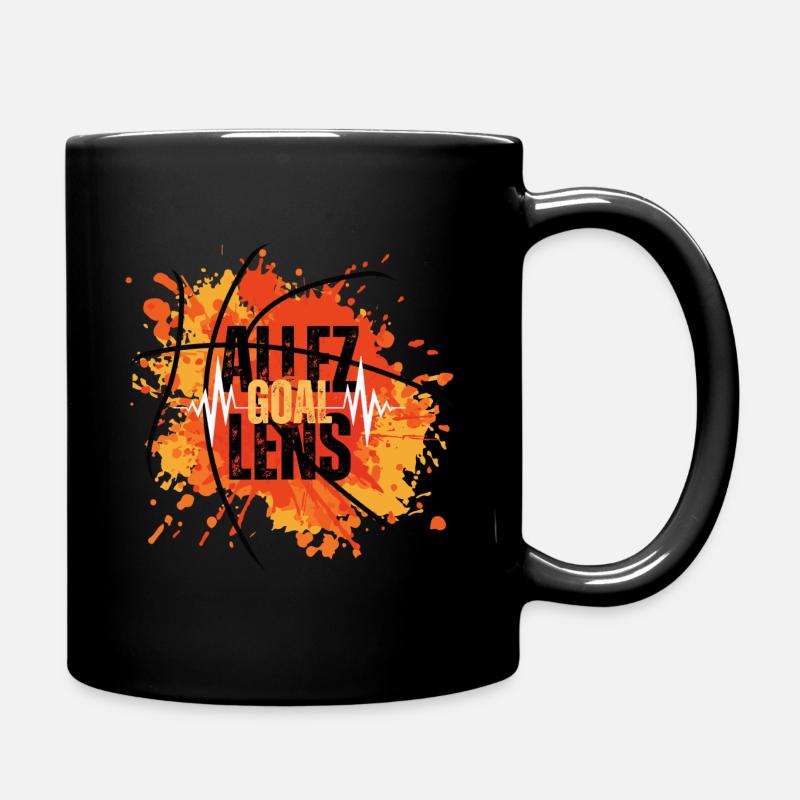 Unterstützer der Fußballmannschaft von Lens - Tasse einfarbig - Schwarz