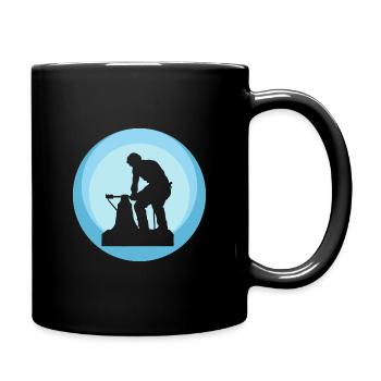 Blacksmith Forge Blacksmith - Full Colour Mug - black - Right