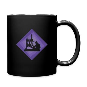 Biochemie Molekül Biochemiker - Tasse einfarbig - Schwarz - Rechts