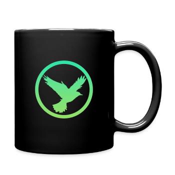 Flying, Wings, Bird - Full Colour Mug - black - Right