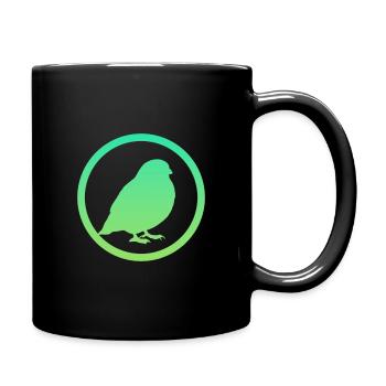 Bird Birds Flying - Full Colour Mug - black - Right
