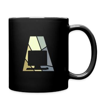 Computer Computer Gamer - Tasse einfarbig - Schwarz - Rechts