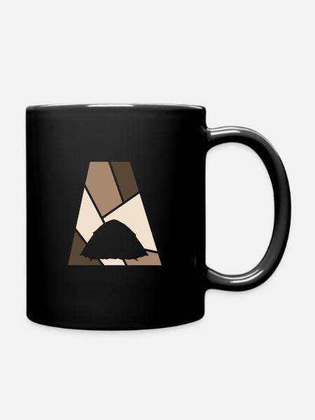 Camping Camper Camper - Tasse einfarbig - Schwarz