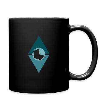 Blogger Writing Blog - Full Colour Mug - black - Right