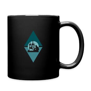 Biochemie Biochemiker Molekül - Tasse einfarbig - Schwarz - Rechts