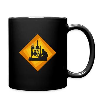 Biochemie Molekül DNA - Tasse einfarbig - Schwarz - Rechts