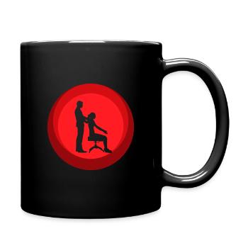Chiropraktik Mediziner Einrenken - Tasse einfarbig - Schwarz - Rechts