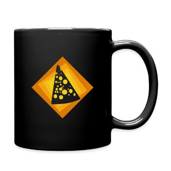 Käse Emmentaler Feinschmecker - Tasse einfarbig - Schwarz - Rechts