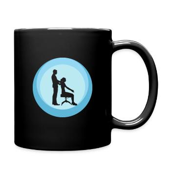Chiropraktik Chiropractor Chiropraktiker - Tasse einfarbig - Schwarz - Rechts
